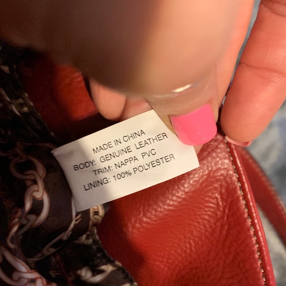 Tignanello Red Leather Purse - Picture 8 of 8